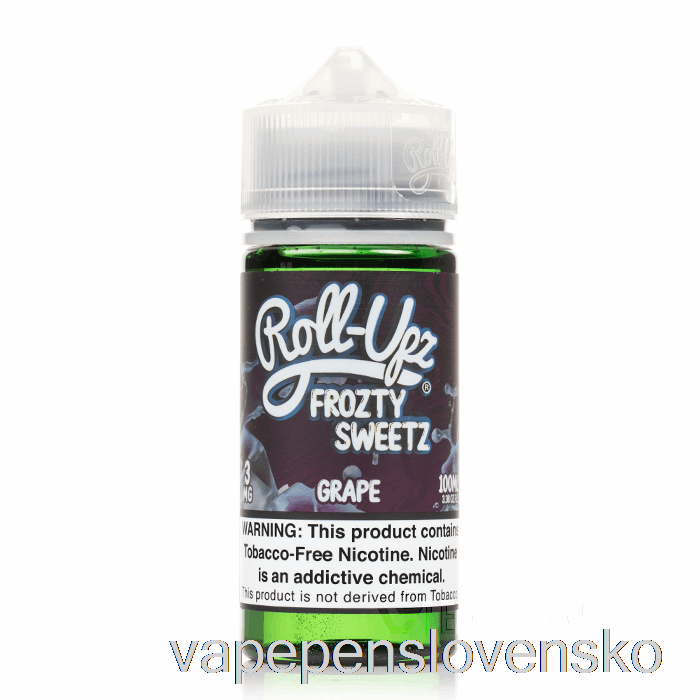 E-liquid Roll-upz S Hroznovým ľadom A Džúsom - 100 Ml 6mg Vape Pero
